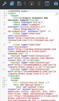 HTML5 Editor Deluxe capture d'écran 1