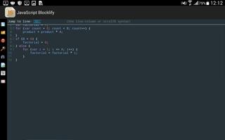 JavaScript Blocklify تصوير الشاشة 1