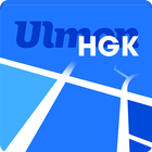 Hong Kong Offline City Map أيقونة