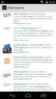 Ulta Coupons पोस्टर