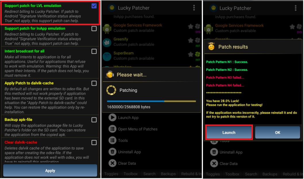 Lucky patcher android