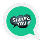 Sticker for whatsapp messenger icono