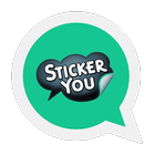 ikon Sticker for whatsapp messenger