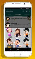 Sticker for whatsapp messenger 海报