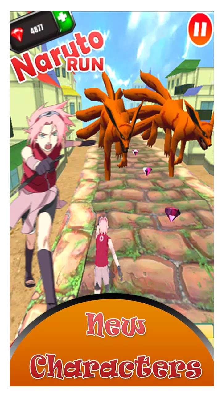 Ultimate Ninja 3D Battle Run: Naruto Shippuden Edition- The