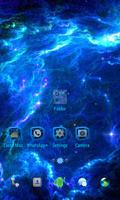Blue Thunder GO Launcher Theme اسکرین شاٹ 3