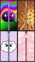 Fluffy Zipper Lock Screen syot layar 2