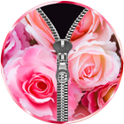 Rose Zipper Lock Screen Zeichen