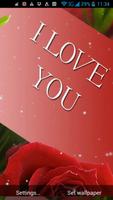 I Love You Live Wallpaper Affiche