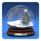 Globe de neige Fond Animé icône