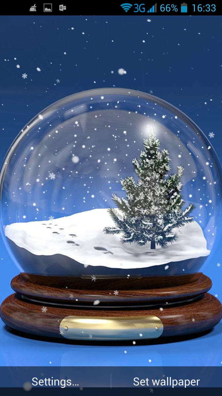 Snow Globe Live Wallpaper For Android Apk Download - snow globe roblox