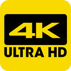 4k video player biểu tượng