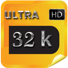 super 32k  hd video player アイコン