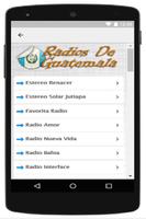 Radios De Guatemala Gratis capture d'écran 1