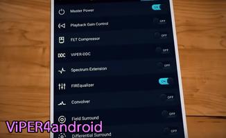 ViPER4Android Fx - Sound Equalizer capture d'écran 1