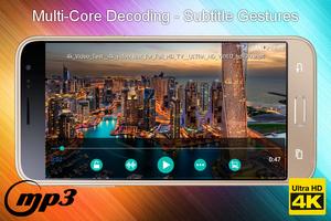 4K Ultra HD Video Player Free الملصق