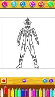 Ultraman Coloring For Kids captura de pantalla 3