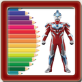Learn to color Ultraman Cosmos
