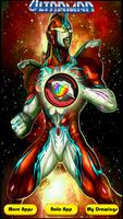 Poster coloring Ultraman zero hero cosmos fans
