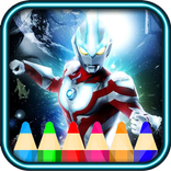 learn to color ultraman zero fans