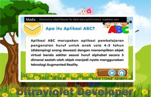 Augmented Reality Belajar Alphabet capture d'écran 2