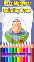 Buzz Lightyear  Toy Story Coloring Book Affiche