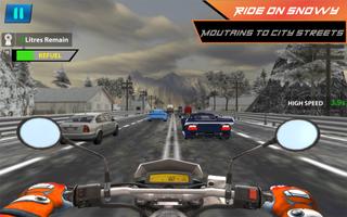 Traffic X Rider:Highway Real Racer Moto 3D screenshot 1