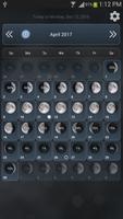 Moon Phases Widget Calendar Cartaz