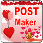 Love Post Maker -Text on Photo  Stylish Post Maker simgesi