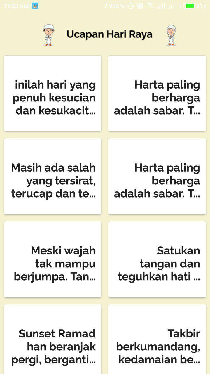 Kata Kata Ucapan Lebaran 2018 For Android Apk Download