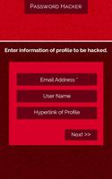 Password hacker fb prank Affiche