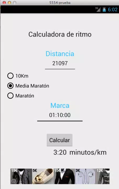 Calcula Tu Ritmo De Carrera APK for Android Download