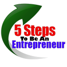 5 Steps To Be An Entrepreneur icône