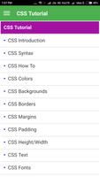 Learn CSS Tutorial plakat