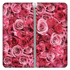 Rose Zipper Screen Lock icono