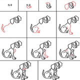 كيفية رسم الحيوانات أيقونة