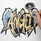 Jak narysować Graffiti ikona
