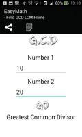 MathTool:GCD,LCM,Prime screenshot 1
