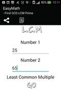 MathTool:GCD,LCM,Prime تصوير الشاشة 2
