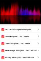 Zara Larsson - Uncover Lyrics Poster