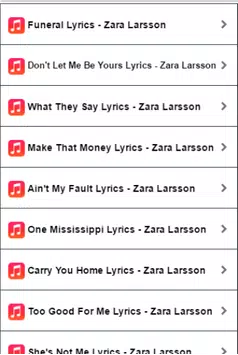 Zara Larsson - Uncover Lyrics APK for Android Download