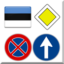 Estoński znaki drogowe aplikacja