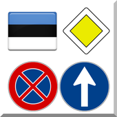 Estonian road signs icon