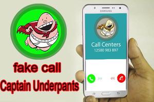 fake call Captain Underpants الملصق