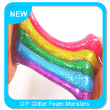 DIY Glitter Foam Monsters icône