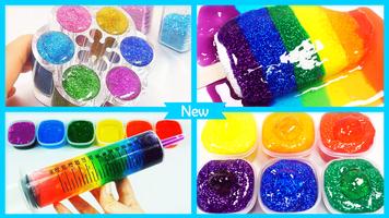 DIY Glitter Foam Monsters Affiche