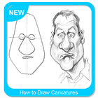 Como desenhar caricaturas ícone