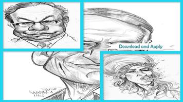 How to Draw Caricatures پوسٹر