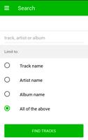 Music player - Quick Searcher Affiche