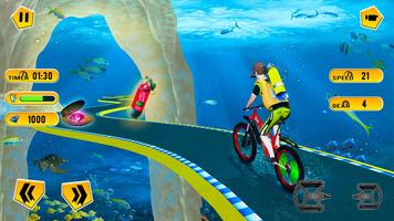 BMX Stunts Water Racer poster